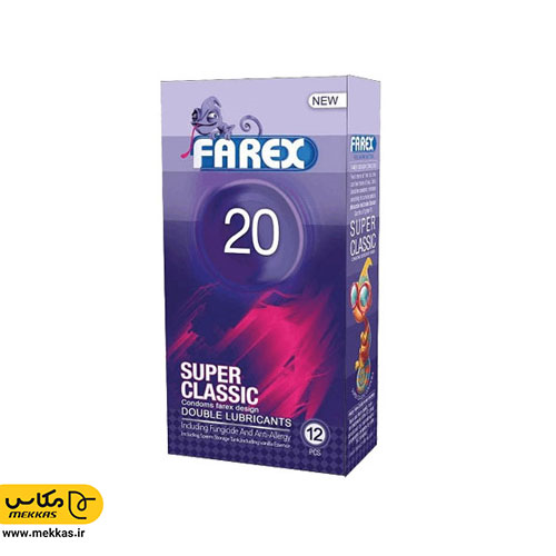 کاندوم SUPER CLASSIC فارکس - بسته 12 عددی