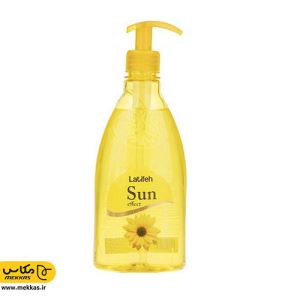 مایع دستشویی لطیفه مدل sun effect زرد - 400 گرم