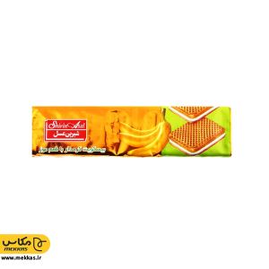 بیسکویت کرمدار با طعم موز شیرین عسل - 120گرم