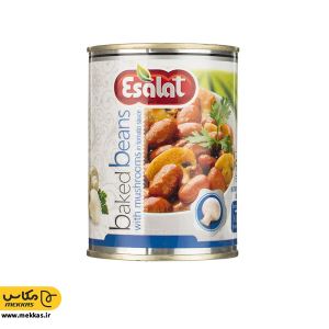 کنسرو خوراک لوبیا چیتی با قارچ اصالت - 380گ