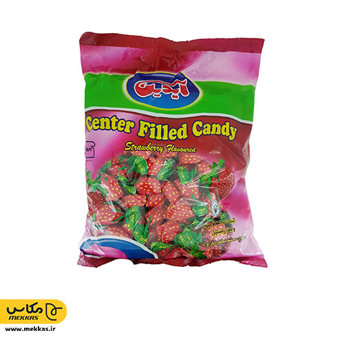 تافی با طعم میوه ومغز پاستیل(توت فرنگی)آیدین 140گ